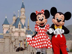 Mickey And Minnie At Disneyland