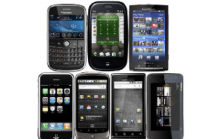 Different Mobile Smart Phones. 7 Of Them.
