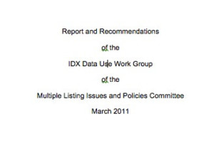 IDX Data Report