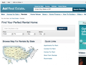 Rentals on Aol Real Estate
