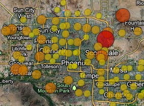 ARMLS RENT Check Heat Map Screenshot 