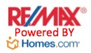 REMAX powered by Homes.com Logo 