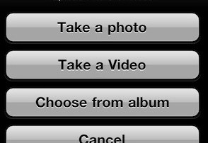 ScreenShot From An Iphone, Upload Options