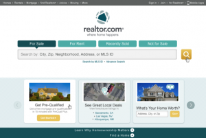 realtor.com new homepage Screenshot 