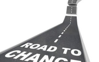 Road With Question Mark At The End With Road To Change On It