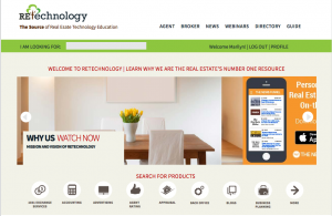 RE Technology website image