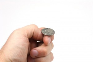 Hand Flipping A Coin