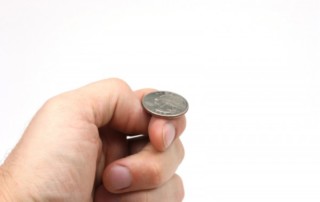 Hand Flipping A Coin