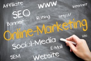 Online Marketing Chalkboard