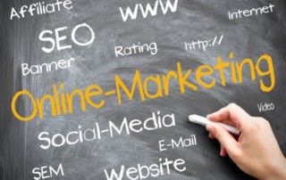 Online Marketing Chalkboard