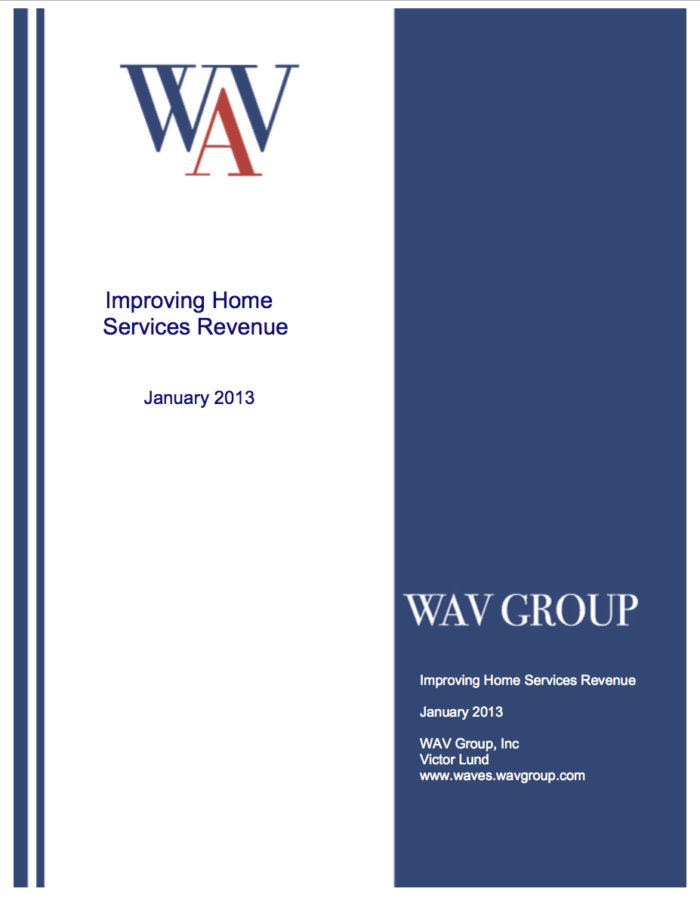 Improving Home Services Revenue