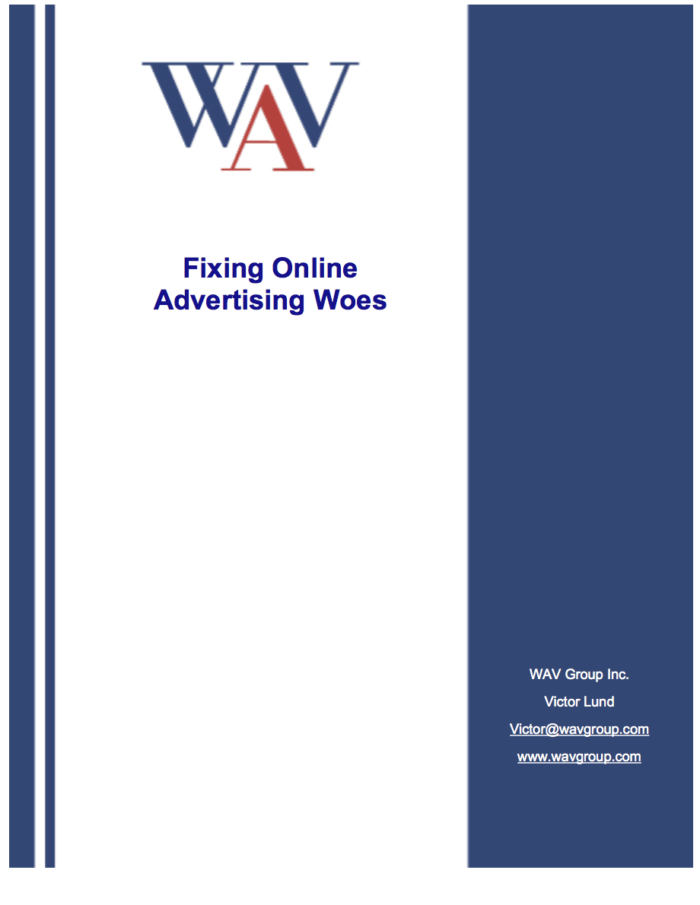 Fixing Online Advertising Woes