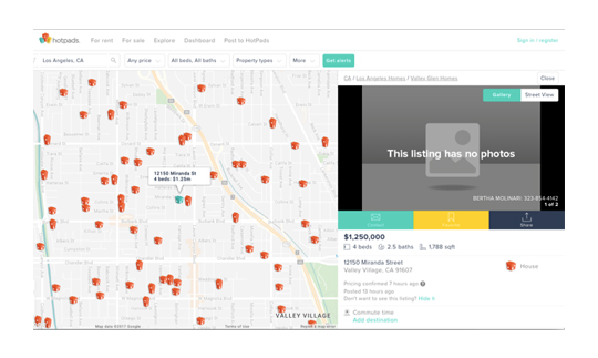 Hotpads-listing
