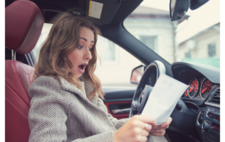 Driver shocked by getting ticket