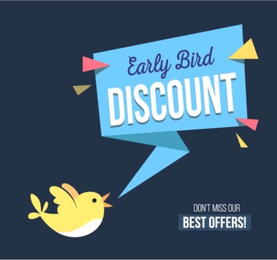 Early Bird Discount