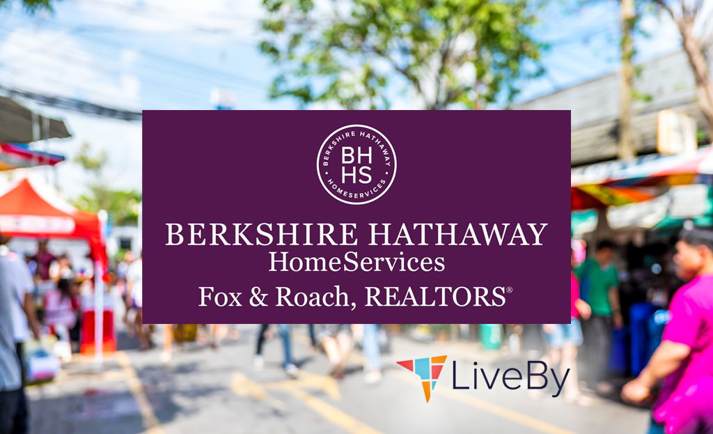background image: local market with LiveBy and BHHS Fox and Roach logos