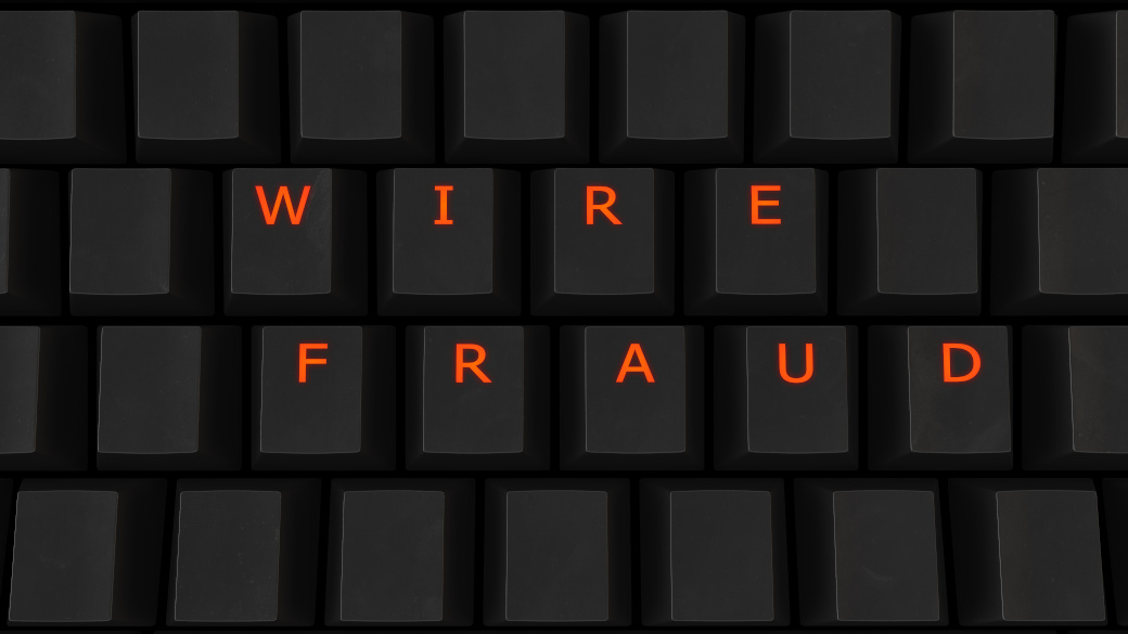 wire fraud keyboard