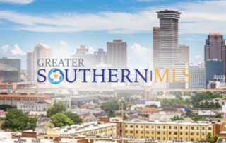 greater southern mls logo on a background of city