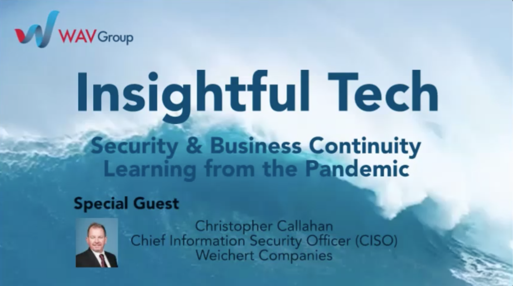 Insightful Tech - Security & Business Continuity - Learnings from a Pandemic Image