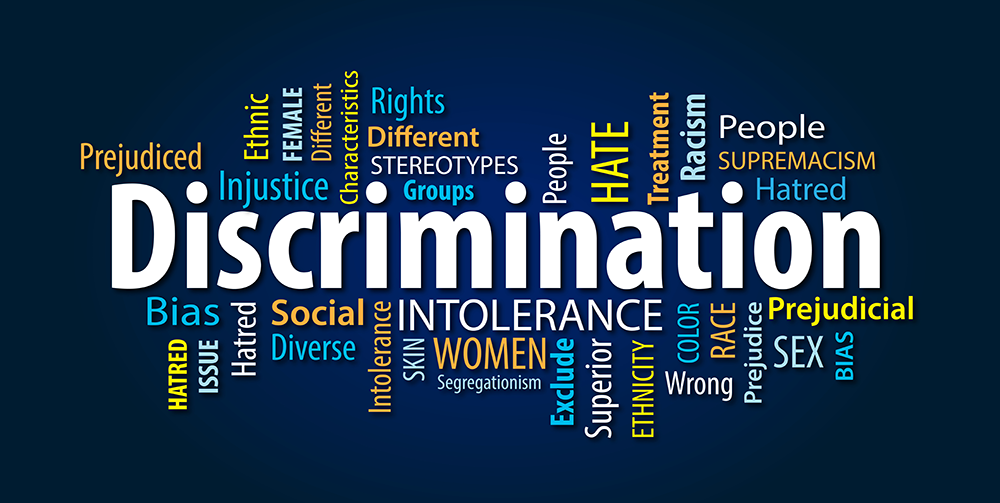 discrimination word cloud