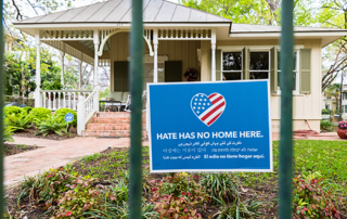 hate has no home here sign