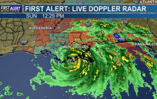 Doppler view of Hurricane Ida 2021