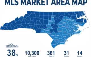 Map of NCRMLS coverage