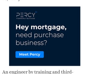 Snapshot from Percy website
