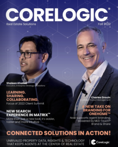 Screenshot of CoreLogic's RESMagazine Fall 2022 cover