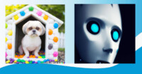 Dall-e Shih Tzu and robot