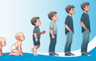 AI baby to teenager image