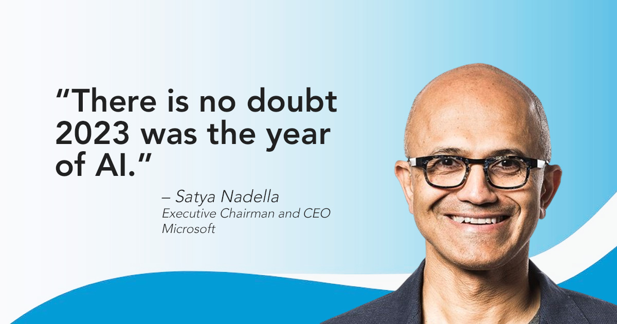 Satay Nadella AI quote Microsoft