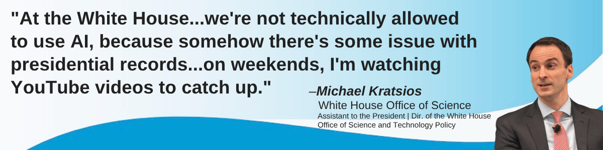 Michael Kratsios - White House AI Quote
